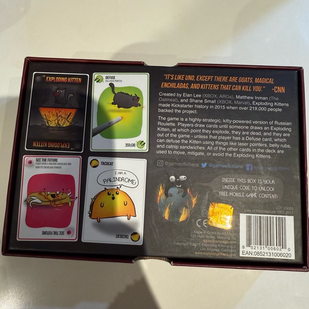 Exploding Kittens Card Game - Picture 2 of 2